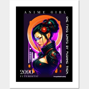 Anime Gamer Girl Posters and Art